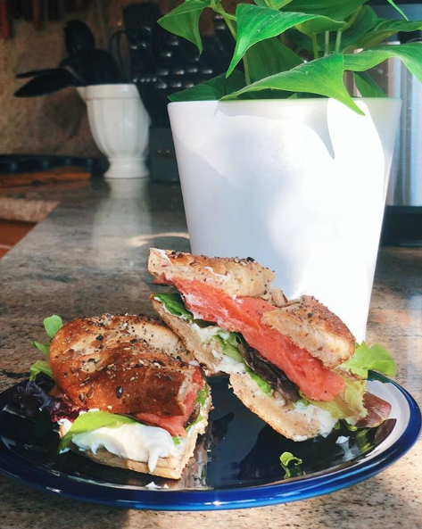 Healthy Loaded Bagel