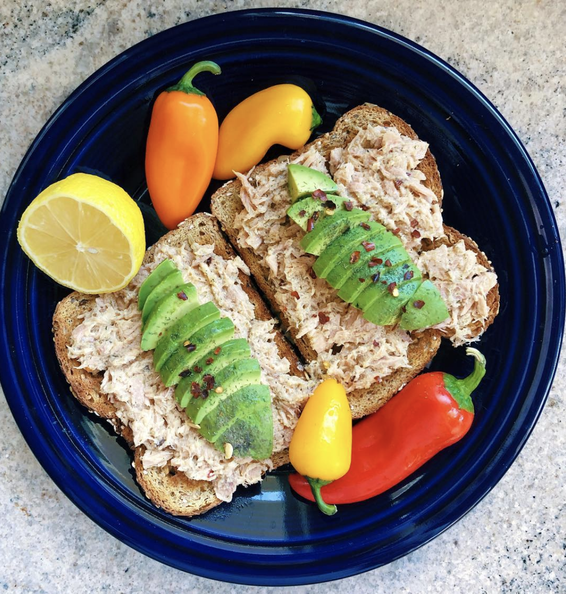 10 Minute Lunch: Tuna Salad Toasts