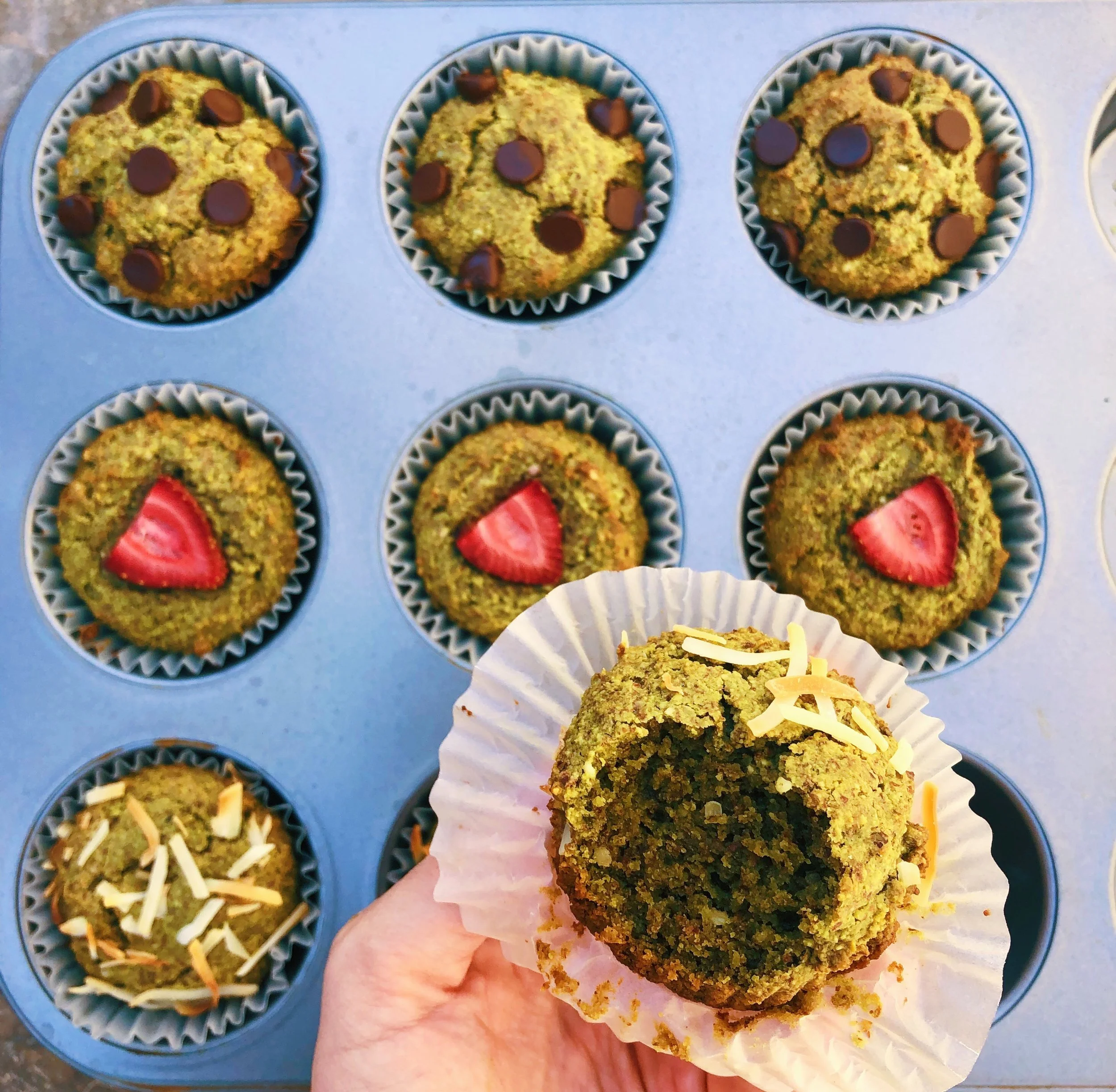 Matcha Mayhem: Gluten-Free Matcha Muffins