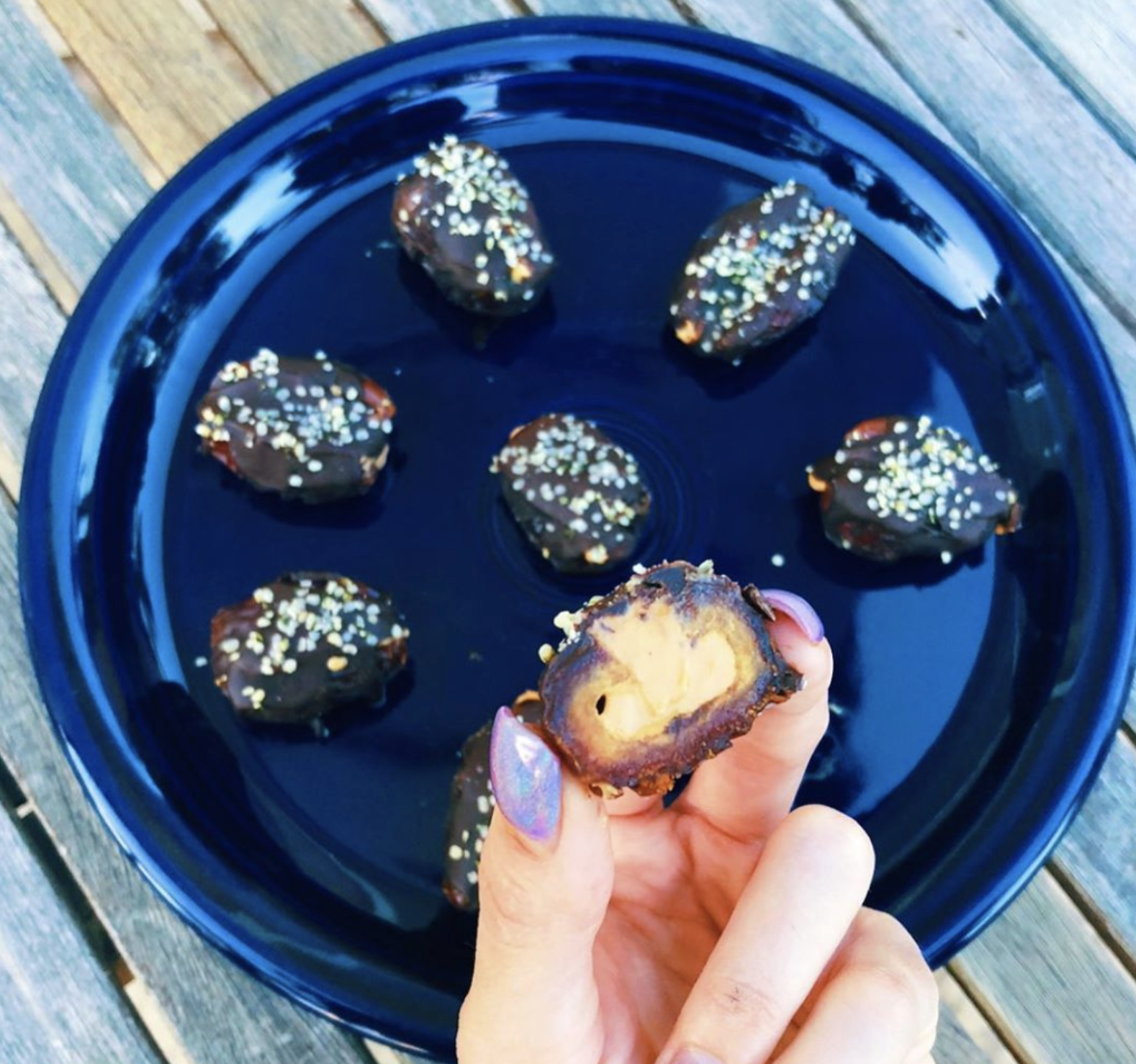 Vegan Chocolate-Covered Salted Caramel Bites