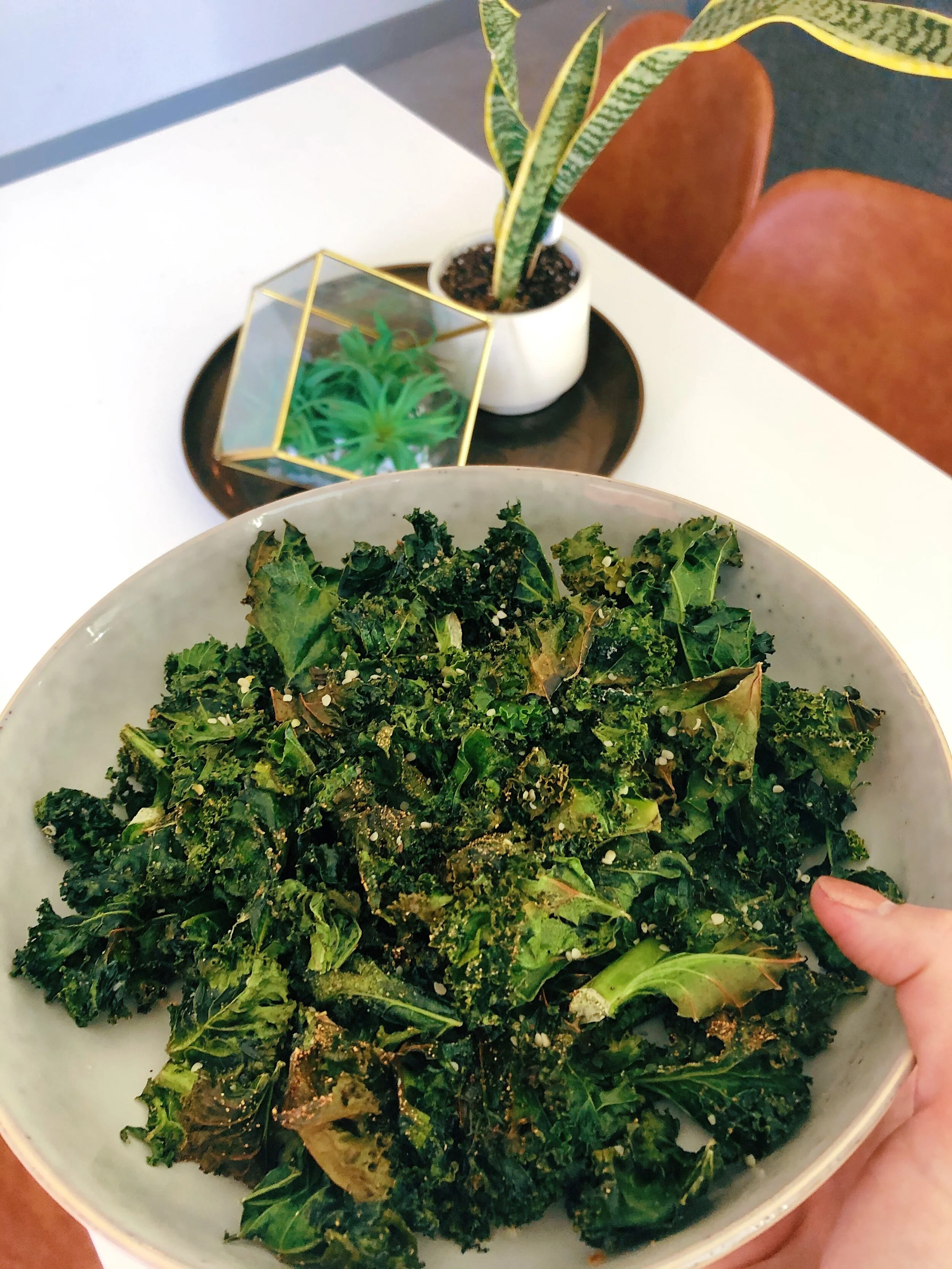 The only way I'll eat it: Savory Roasted Kale