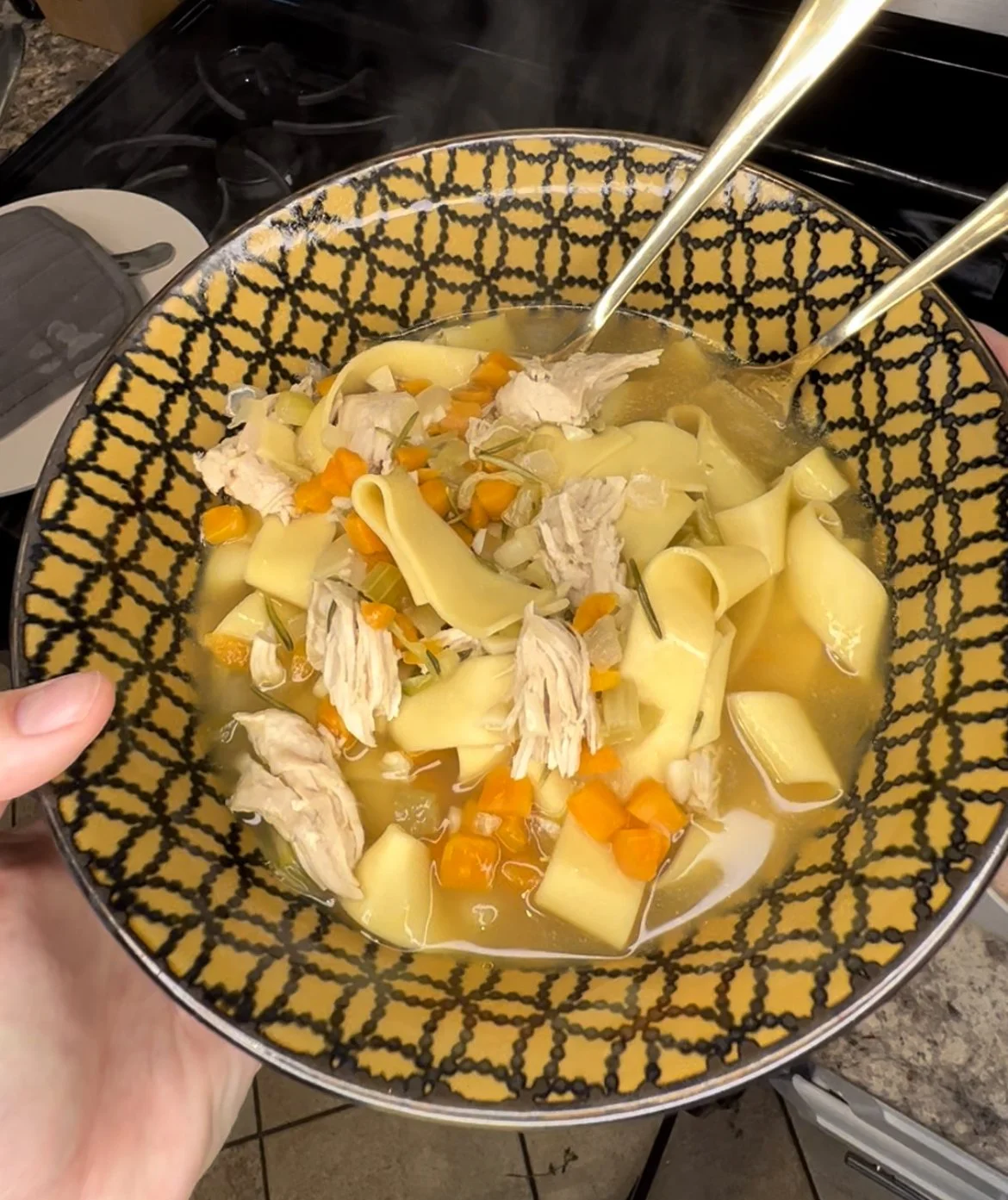 Anti-Inflammatory Chicken Noodle Soup (feels like a hug)