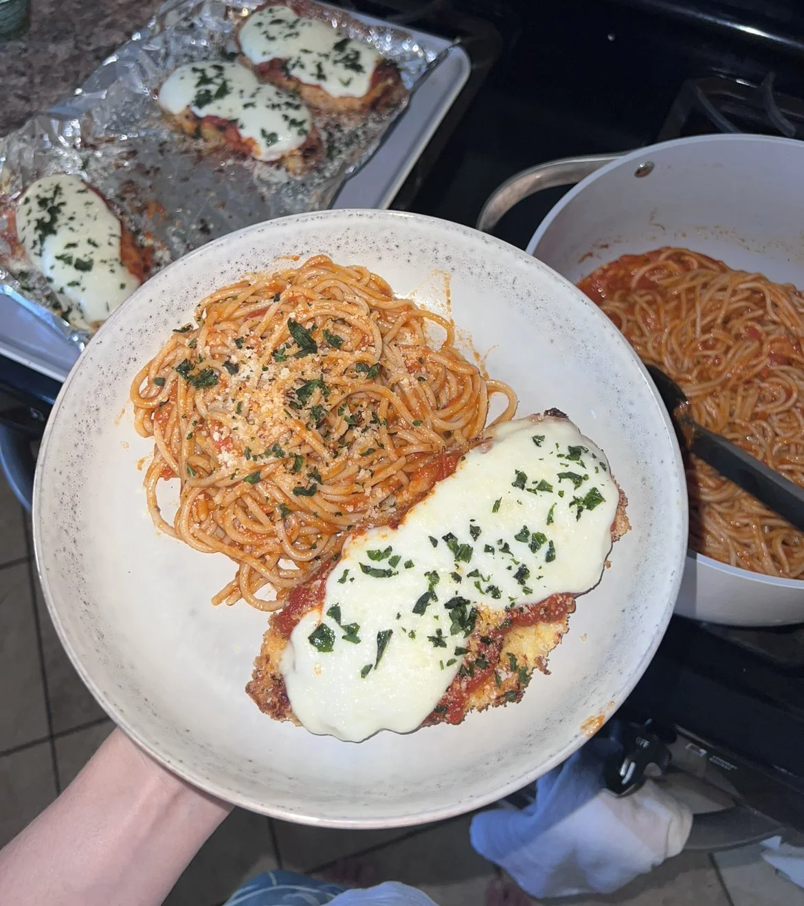 Gluten-Free Chicken Parm (Date-Night or Girl's Night Recipe!)