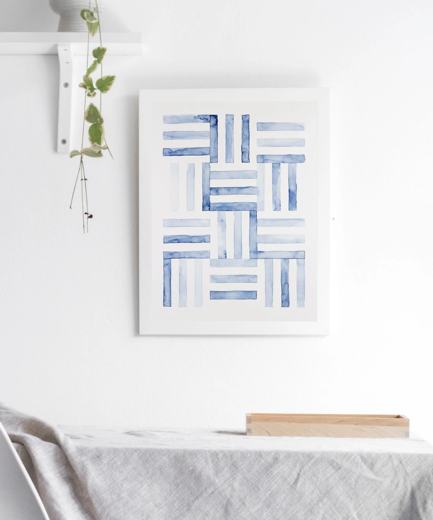 Bars variation print framed nancy purvis.jpg