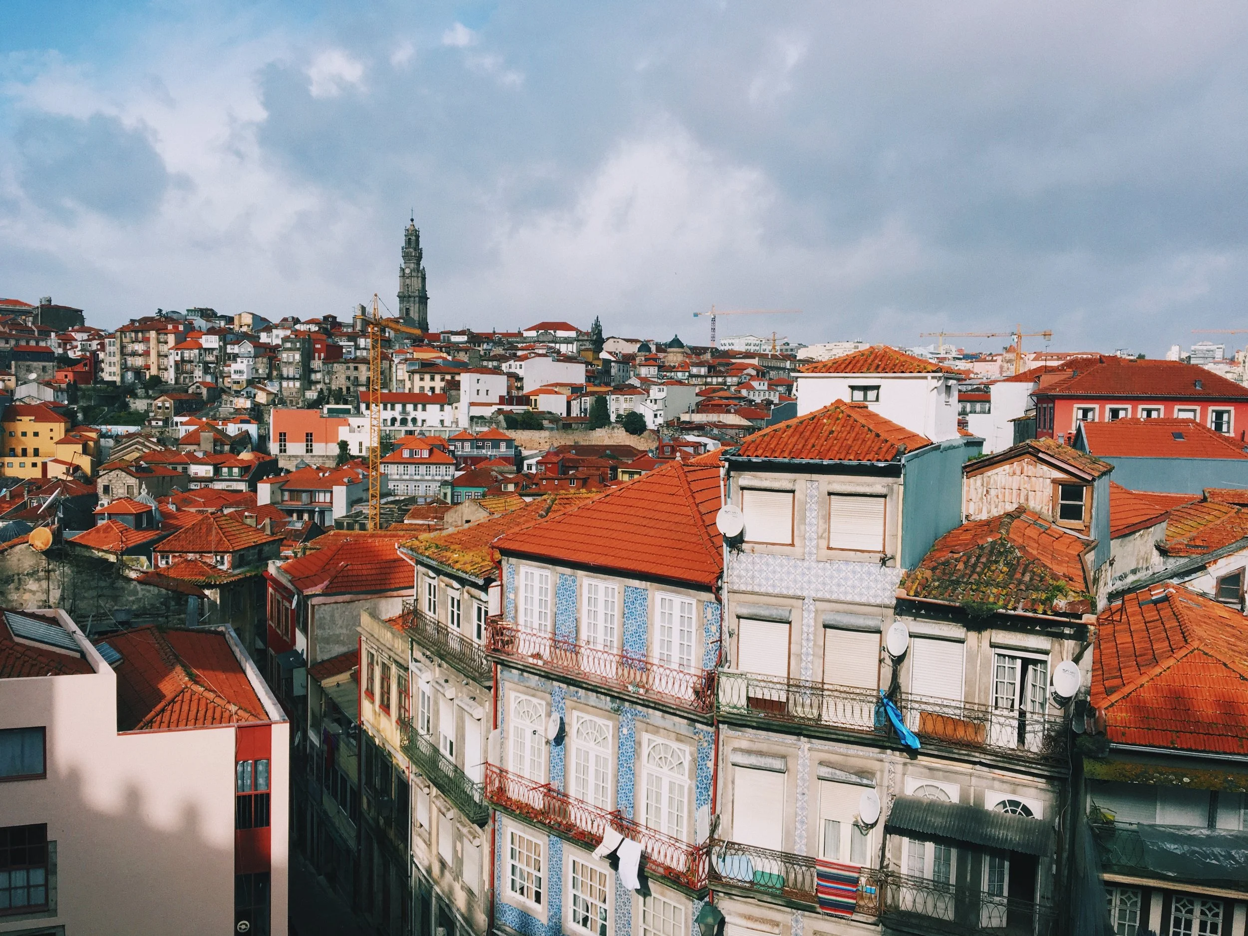 Porto is a hilly city.