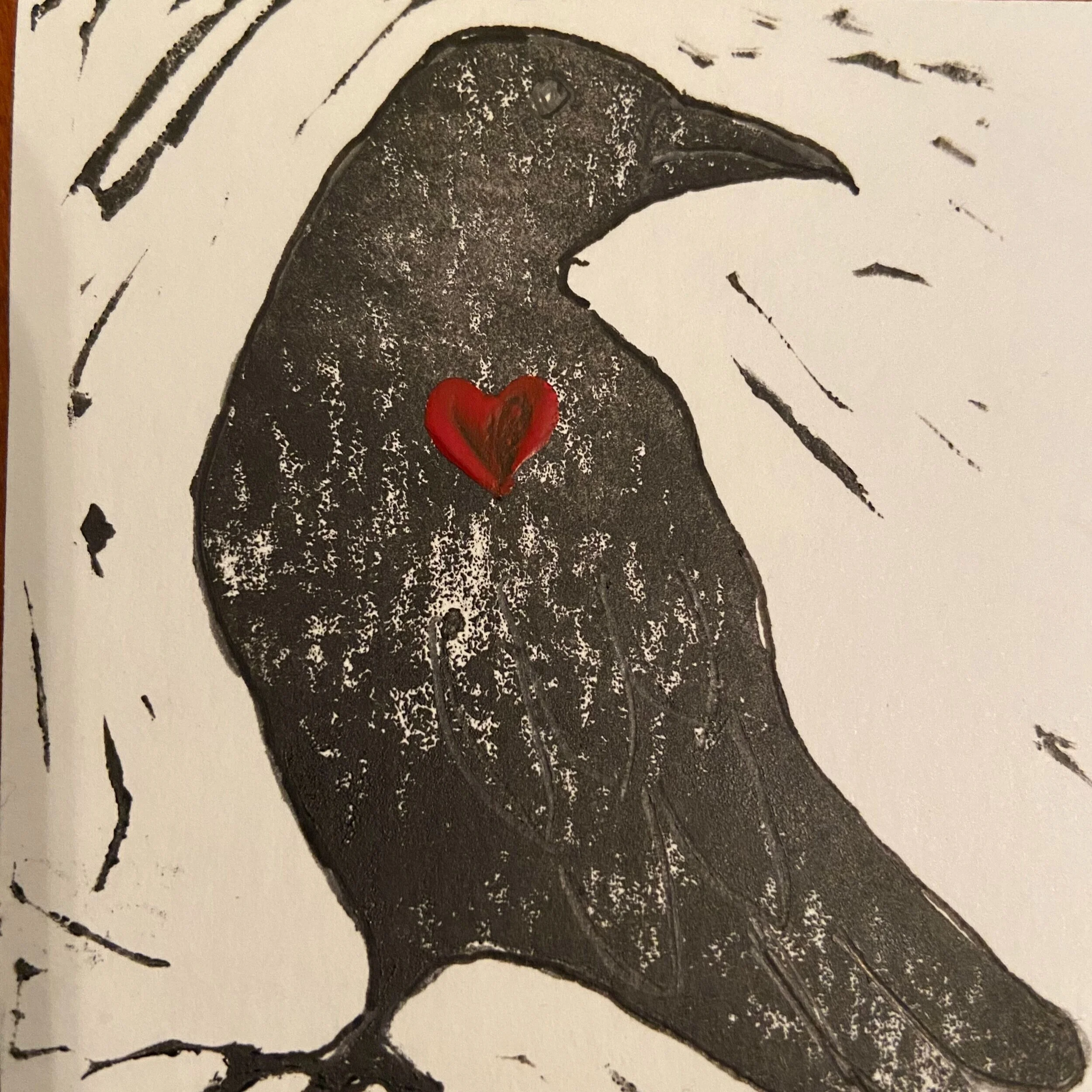 Crow Knows Snow