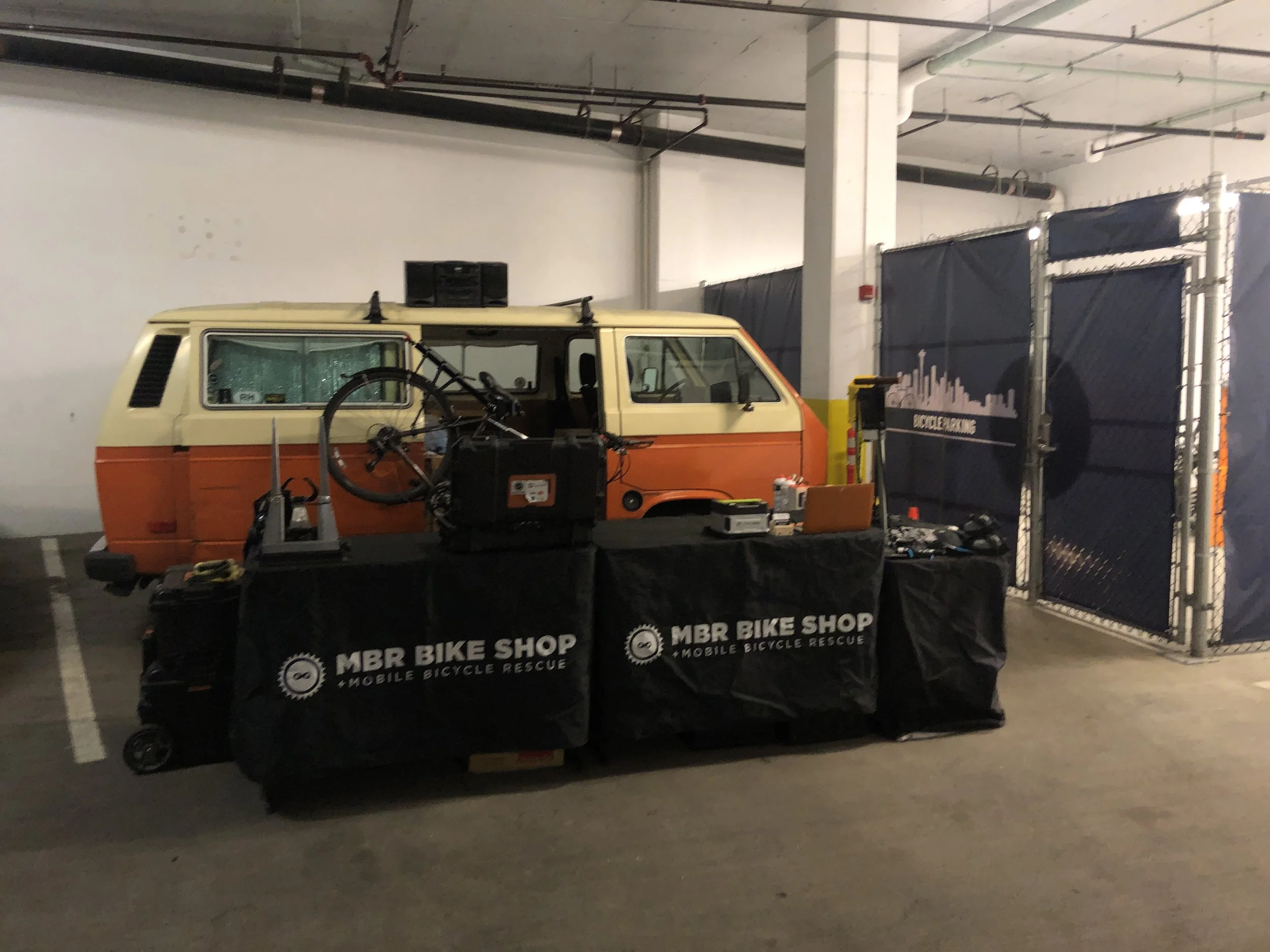 LOCATED IN FRONT OF THE SECURITY OFFICE ON LEVEL A