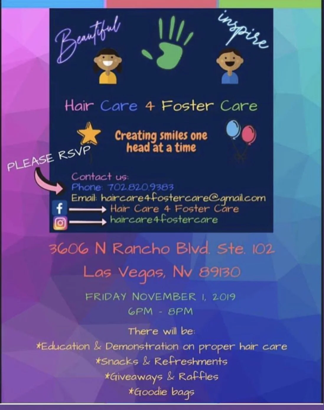Hair Care 4 Foster Care