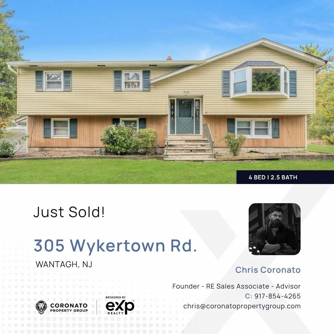 ❤️💐 Super Excited to have helped this family downsize their forever home! 💐❤️

☑️🏡 Want to know your home&rsquo;s value if you thought about selling? 🏡☑️ 

👉 Reach out TODAY!! 👈

📲 (917) 854-4265
📧 Chris@CoronatoPropertyGroup.com

#home #real