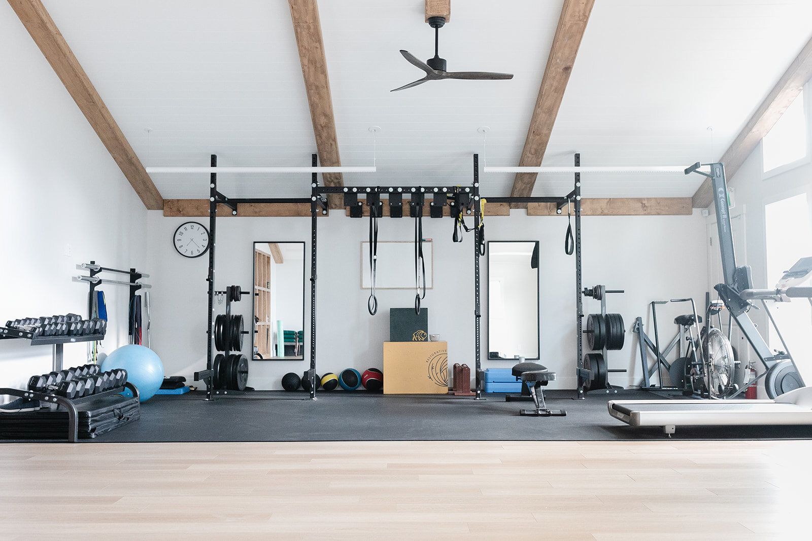 Workout equipment at Restorative Sports Therapy