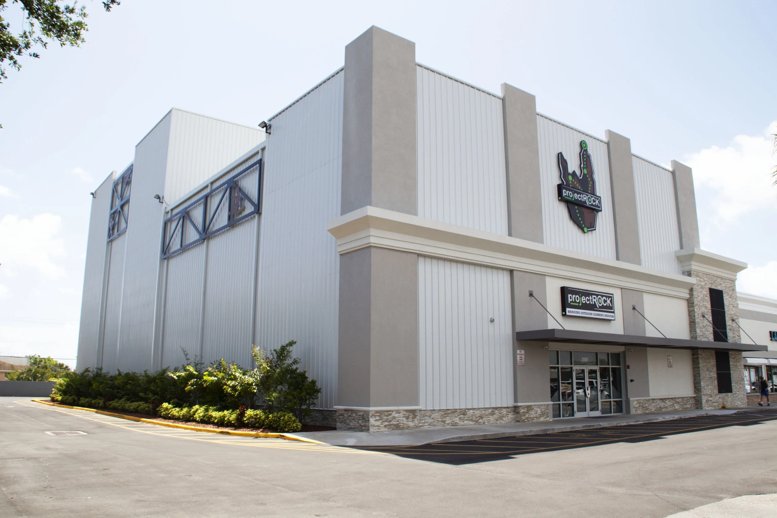 Scope: Exterior Metal framing, EIFS installation, Installation of side wall details.