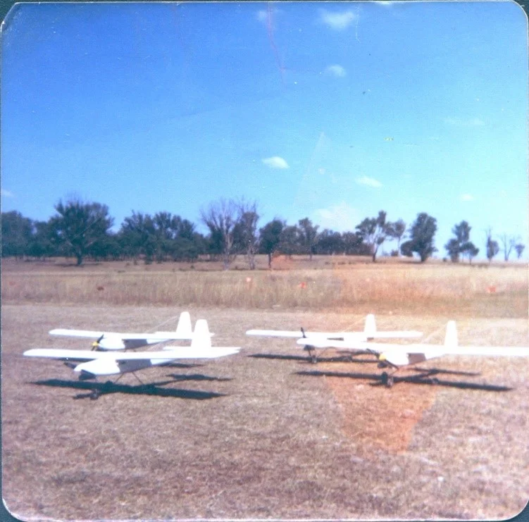 Silvertone Falcon A trainer/target aircraft c1988. Part of a batch of 12 made for the Australian Defence Force. A more conventional trainer/target.