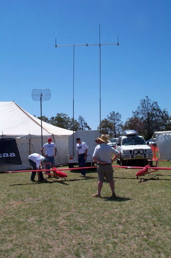 Getting ready for the Challenge flight.