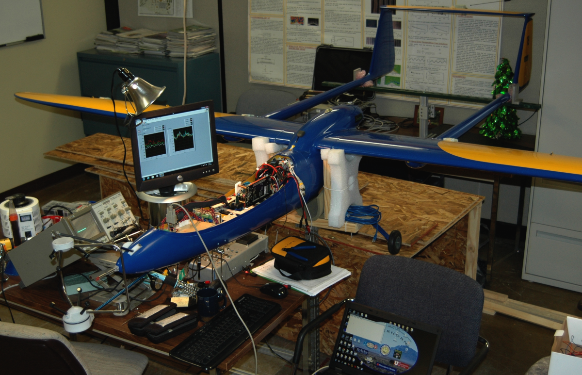 Notre Dame Flamingo F-18 in the Notre Dame laboratory.