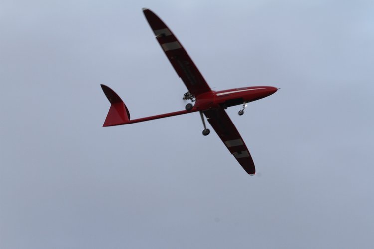  The Flamingo Mk3 in flight. 
