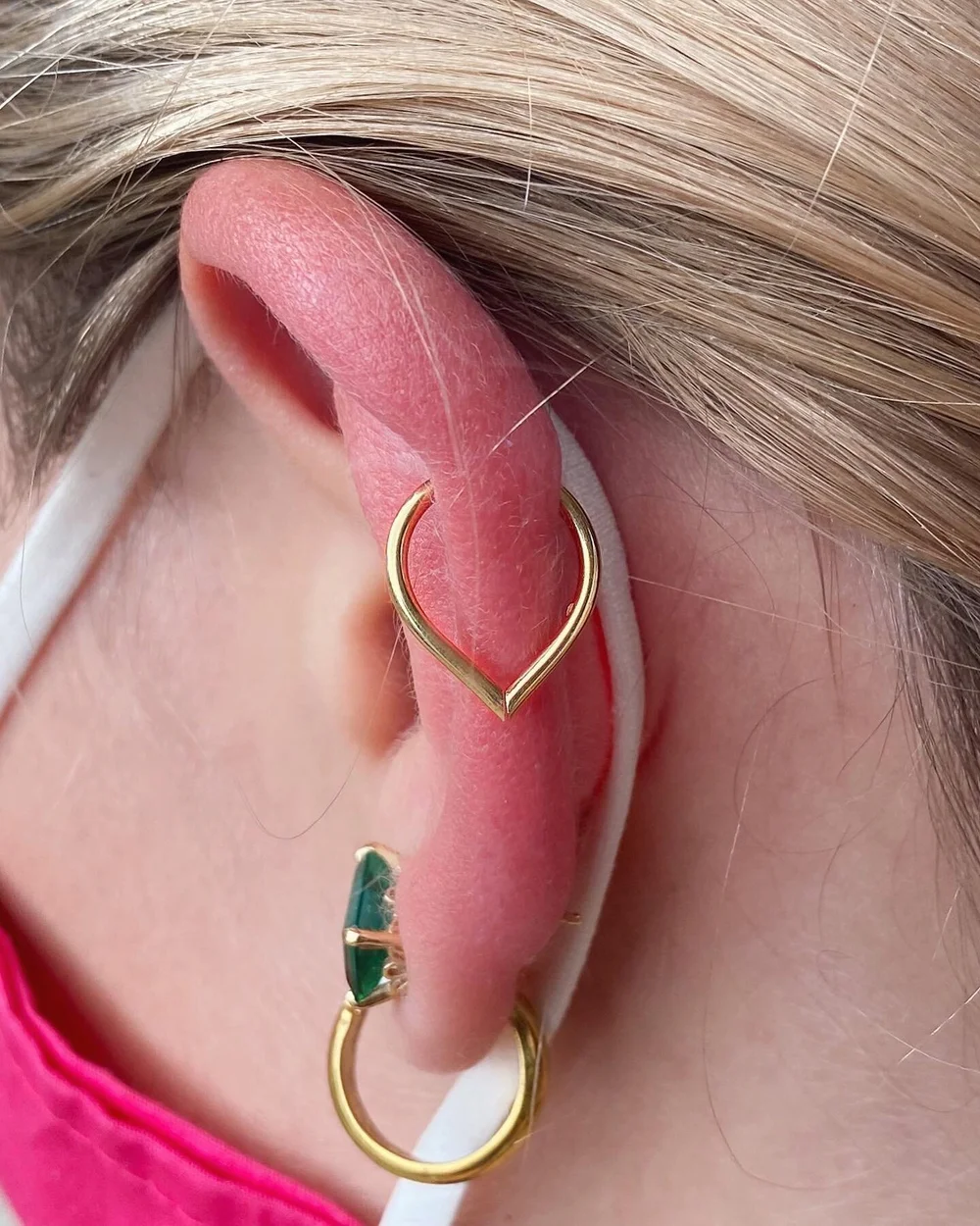 Teardrop Ring, Rose Gold — CowPok