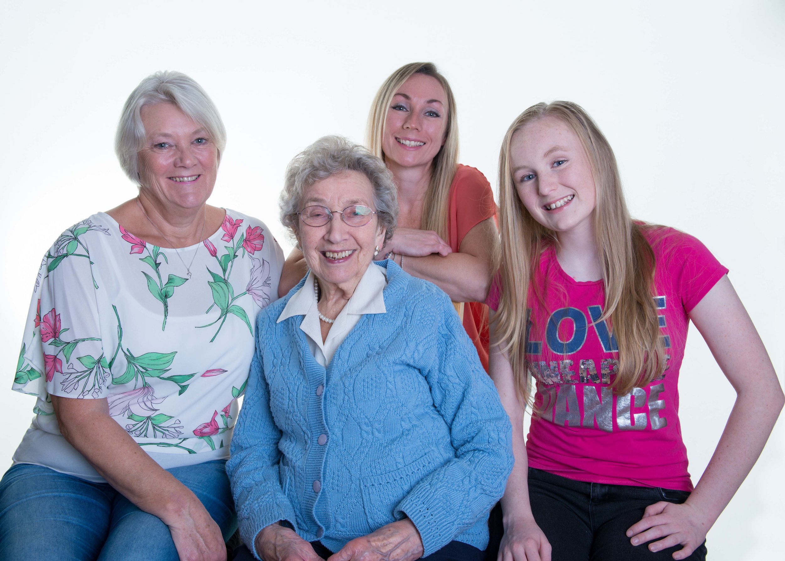 Generations portraits in Cheshire