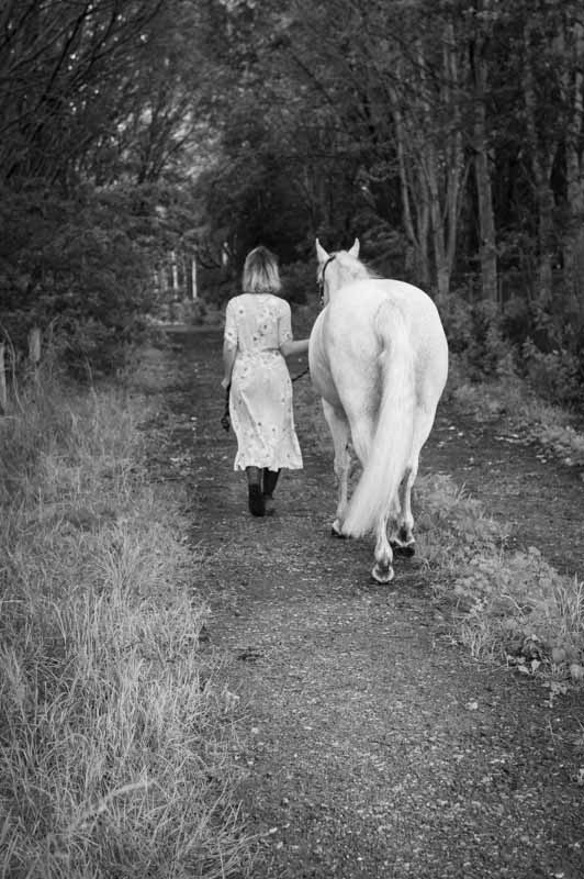 Walking with my horse