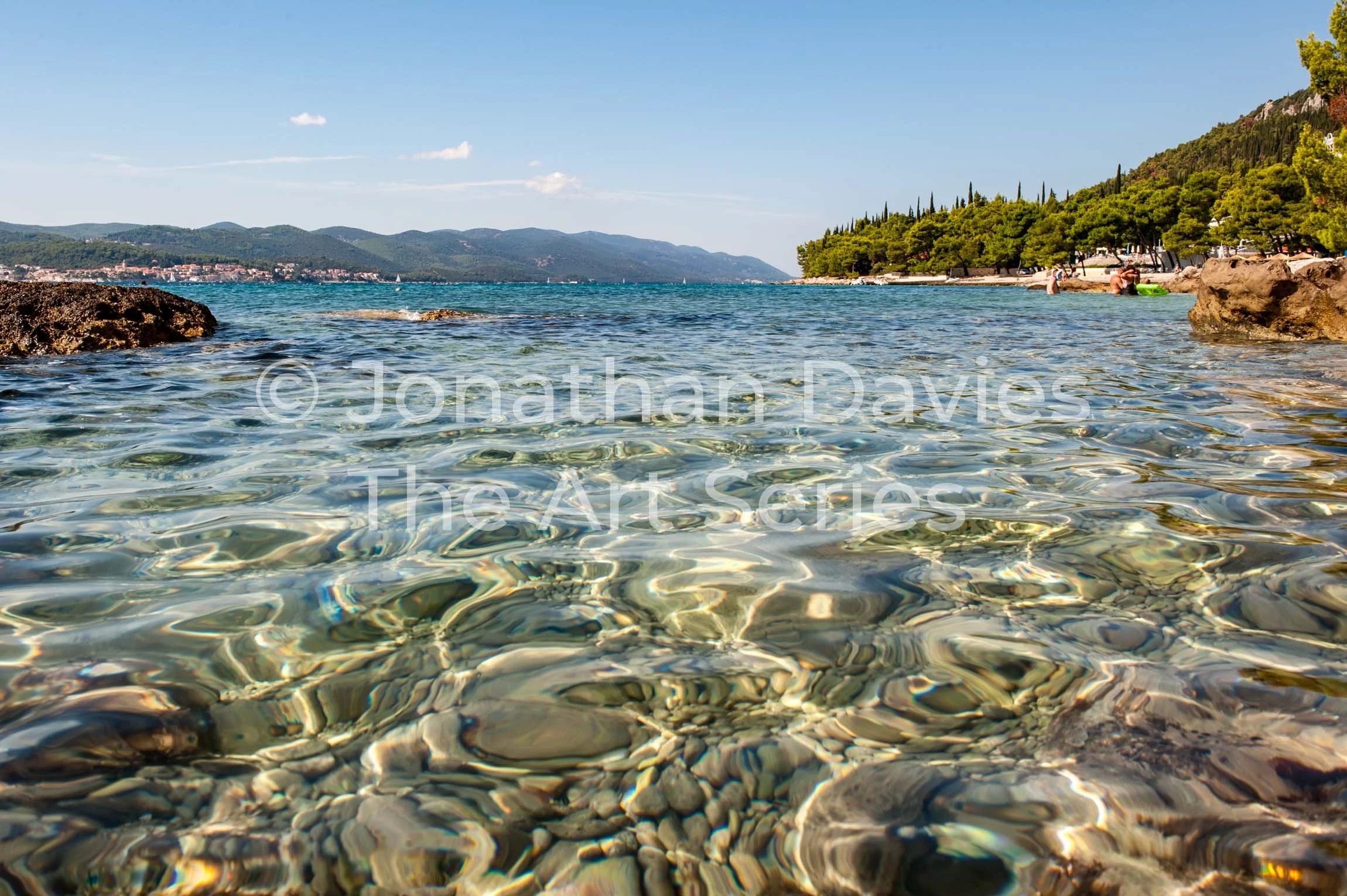 The beautiful clear waters of Croatia