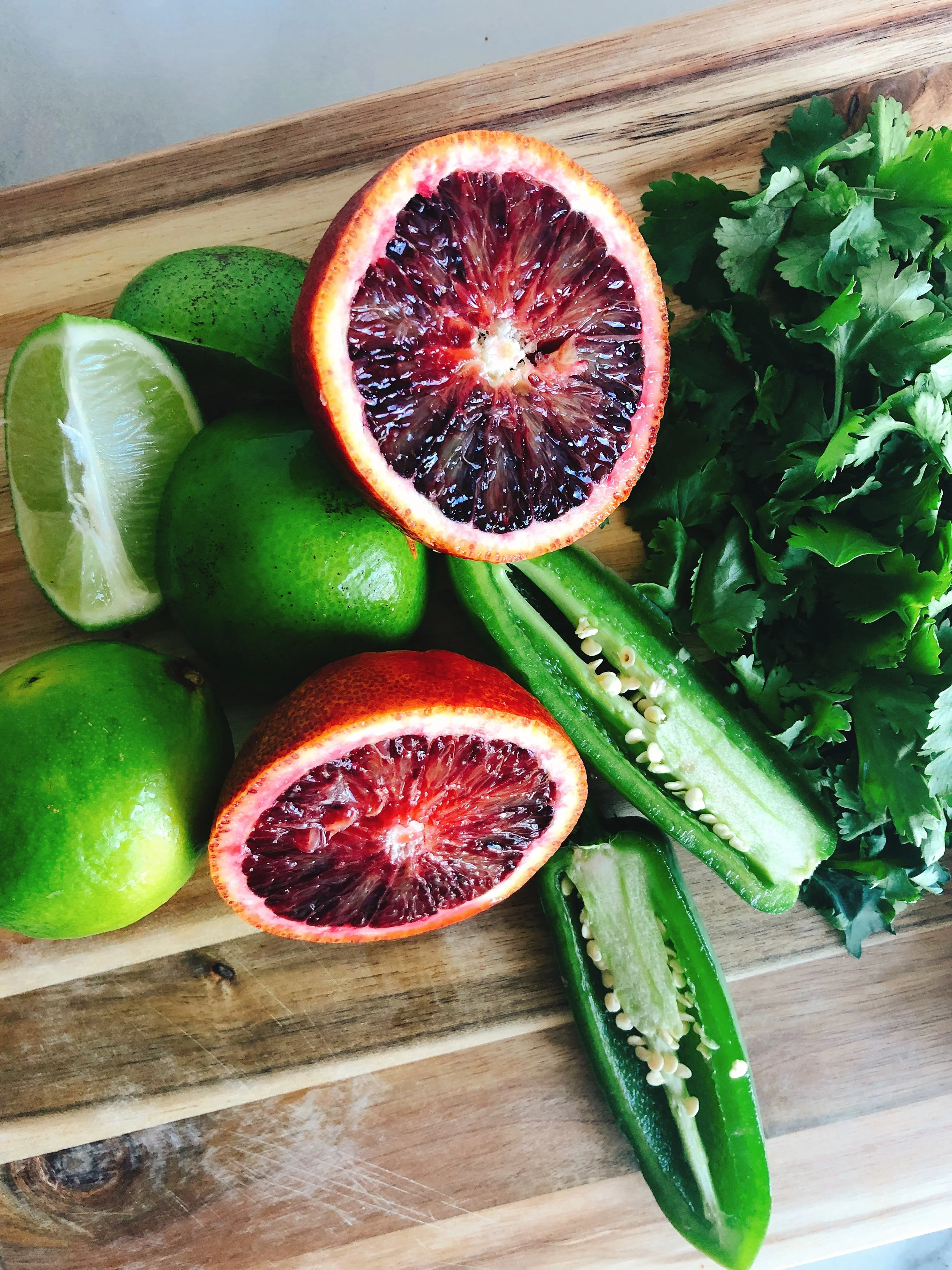 Blood Orange + Jalapeño Vinaigrette