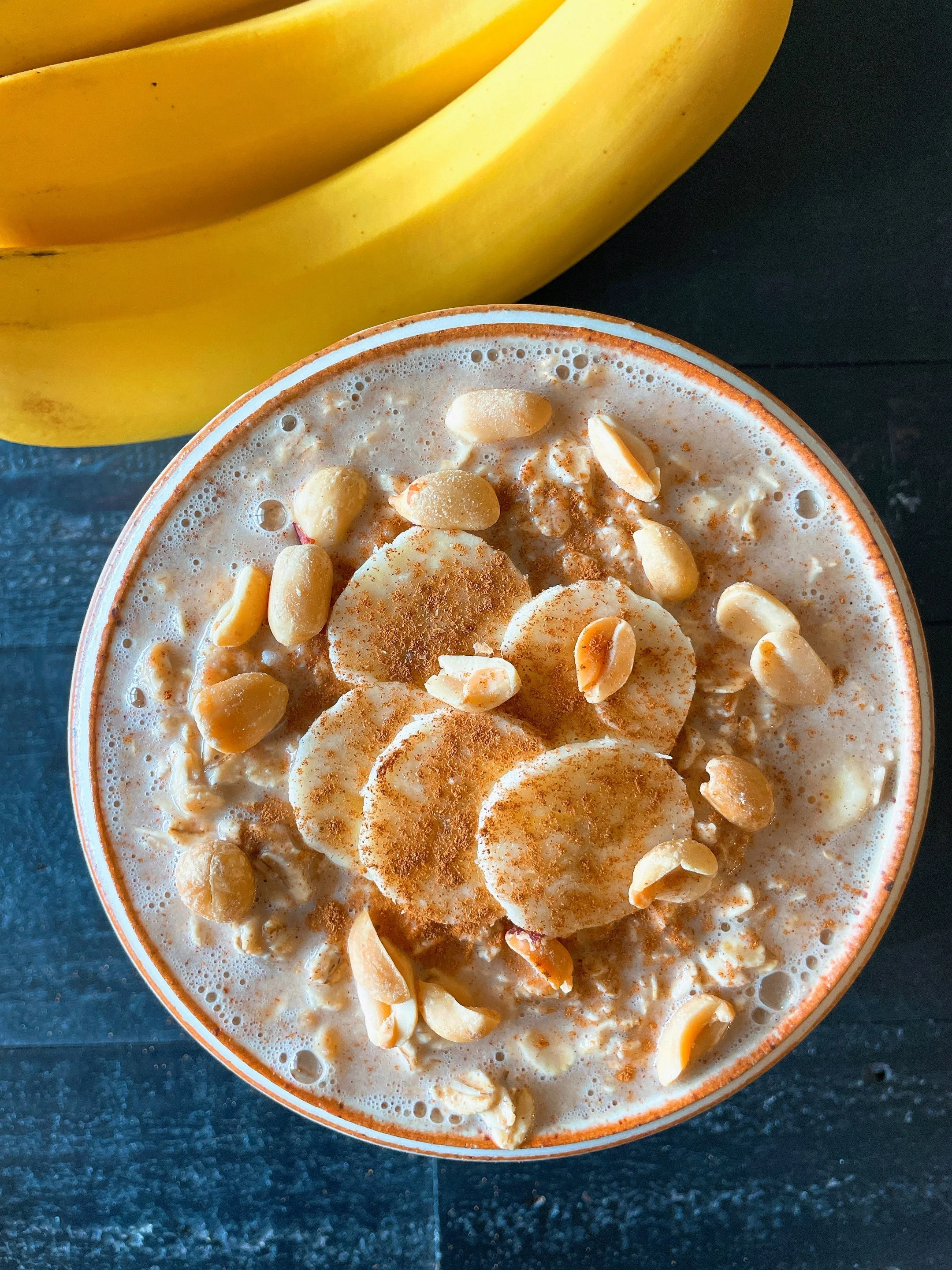 Peanut Butter Banana Overnight Oats