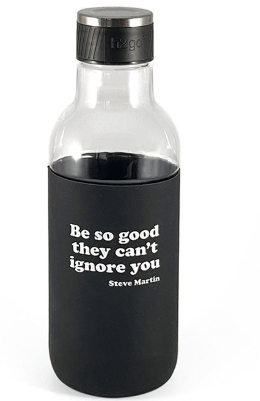 Be So Good They Can't Ignore You Water Bottle by Covet — Boulder Body Wear