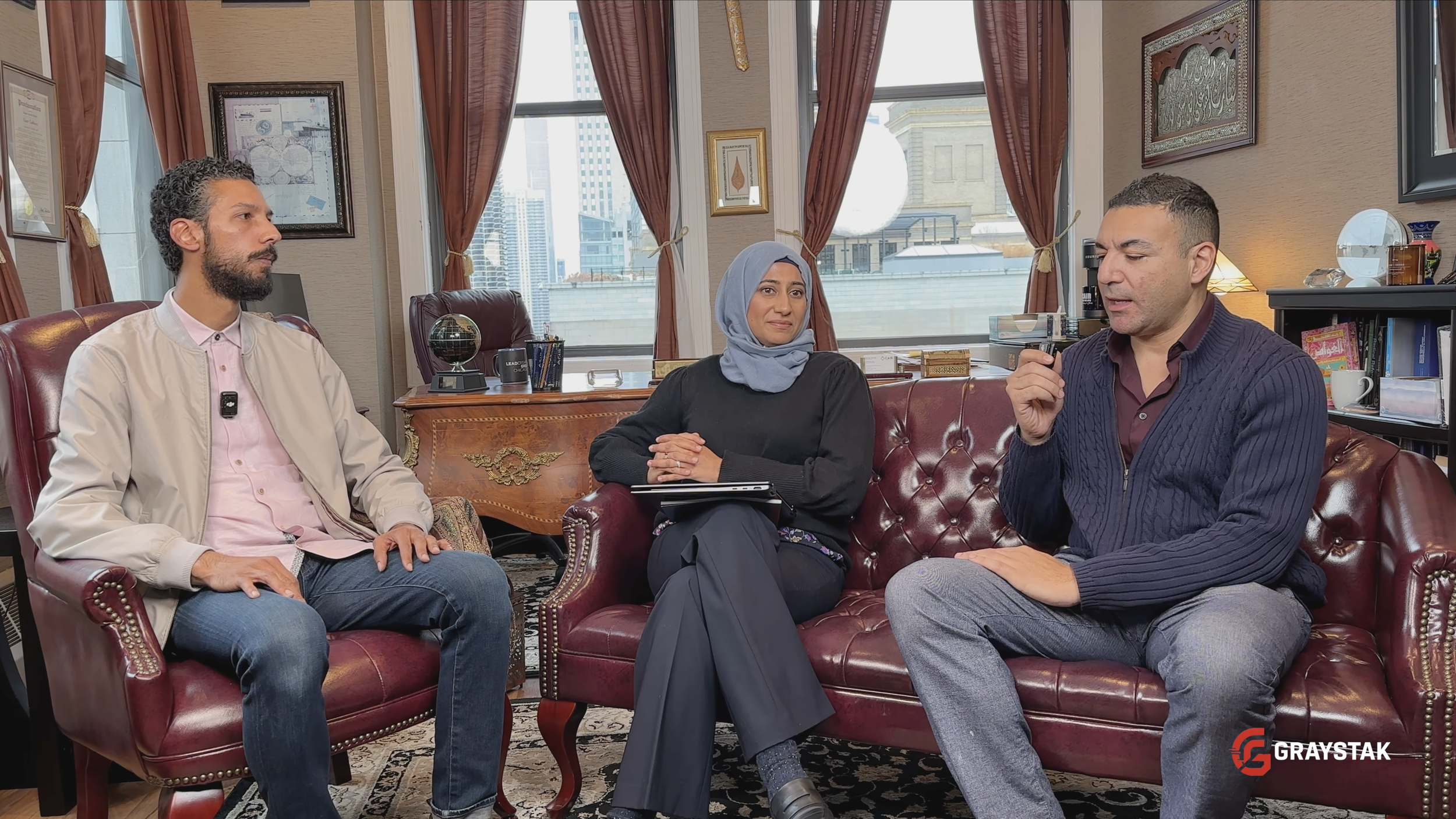 GrayStak Media Interview: Christopher Sweat sits down with Heena Musabji &amp; Ahmed Rehab from CAIR Chicago