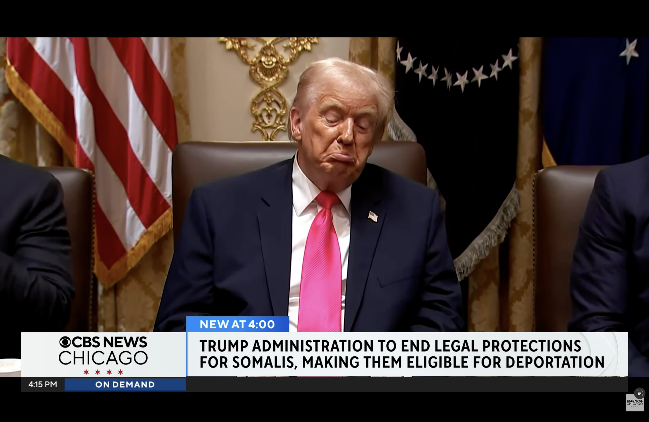 CBS NEWS Chicago: Chicago organizations react to Trump admins ending of Temporary Protected Status for Somali community