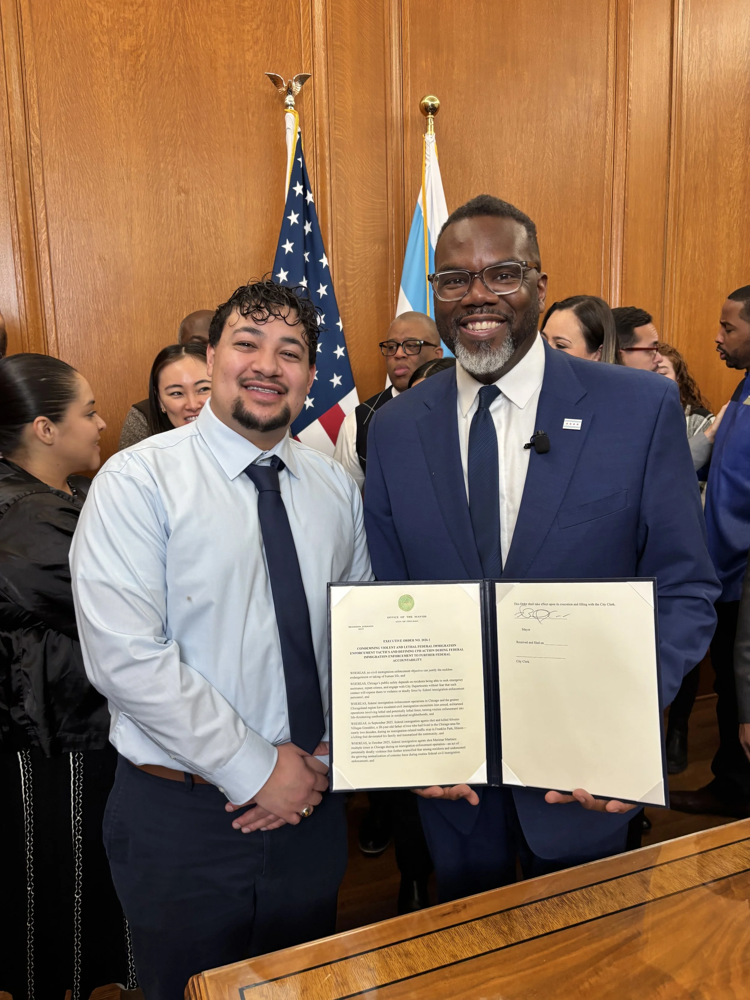 CAIR-Chicago Joins Chicago Mayor Brandon Johnson In Signing the New “ICE on Notice” Executive Order