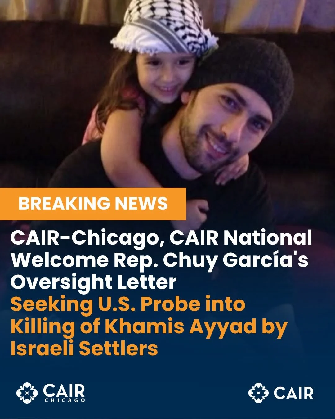 (CHICAGO, IL, 4/24/2026) &mdash; The Council on American-Islamic Relations and its Chicago office (CAIR-Chicago) today welcomed an oversight letter led by Congressman Jes&uacute;s &ldquo;Chuy&rdquo; Garc&iacute;a (IL-04) demanding the U.S. Department