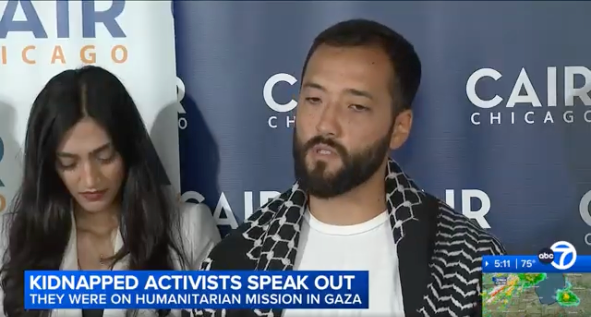 ABC 7: Kidnapped Activists Speak Out After Humanitarian Mission in Gaza