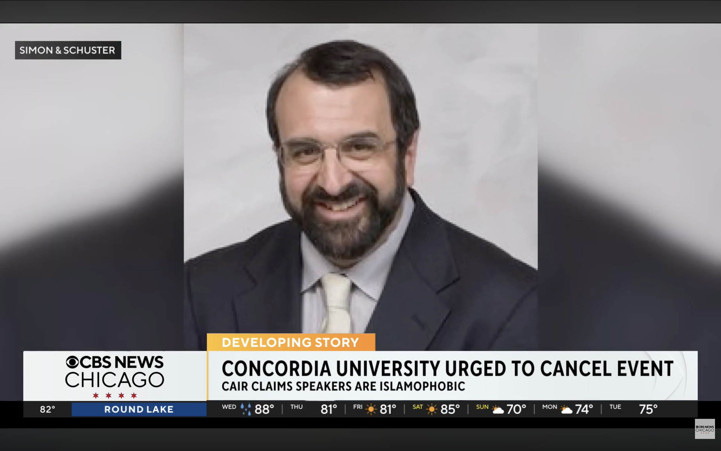 CBS: CAIR-Chicago urges Concordia University to cancel conference, says speakers are Islamophobic