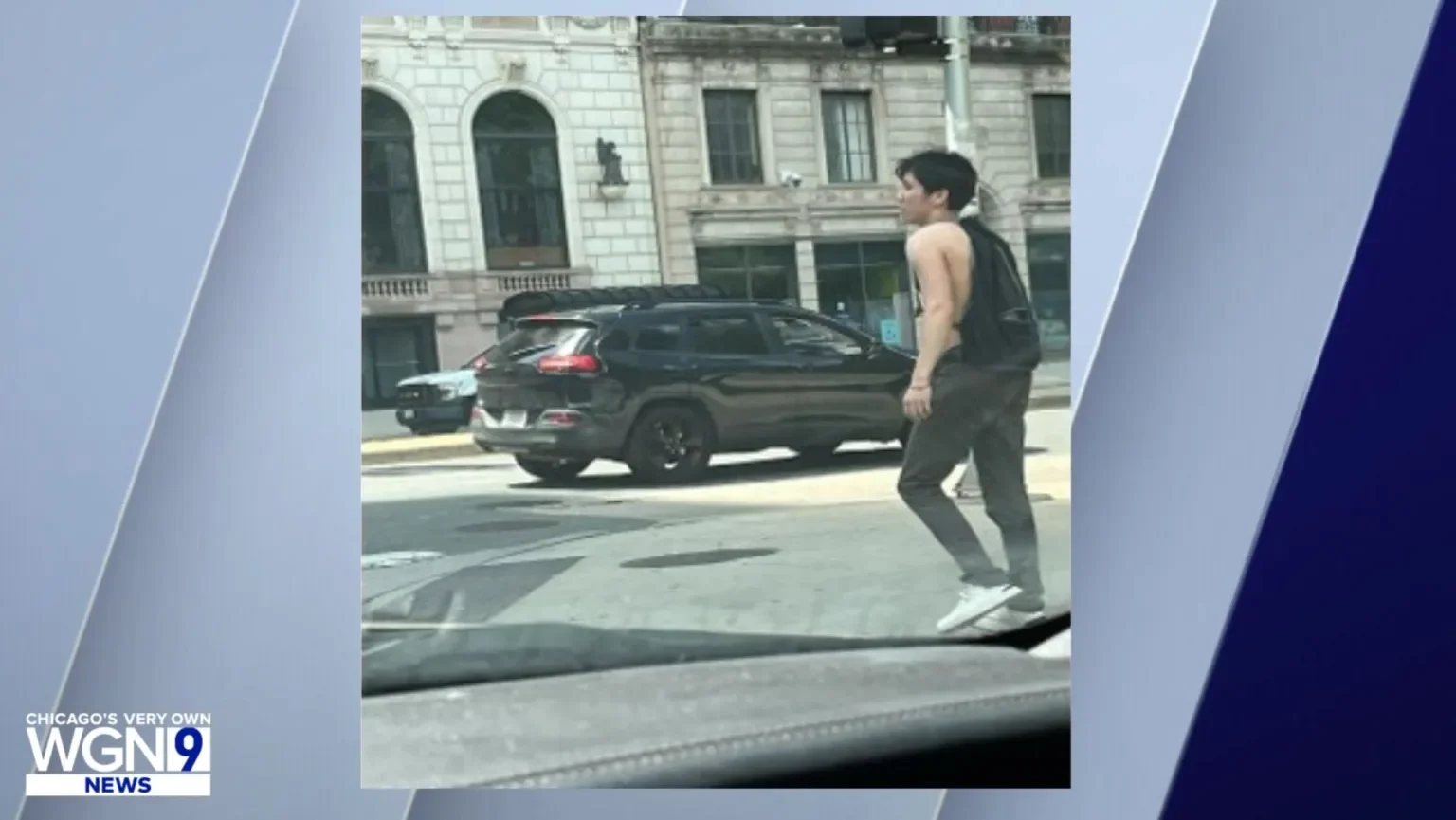 WGN9: Chicago police releases photo after person seen fleeing from burning cross in Grant Park