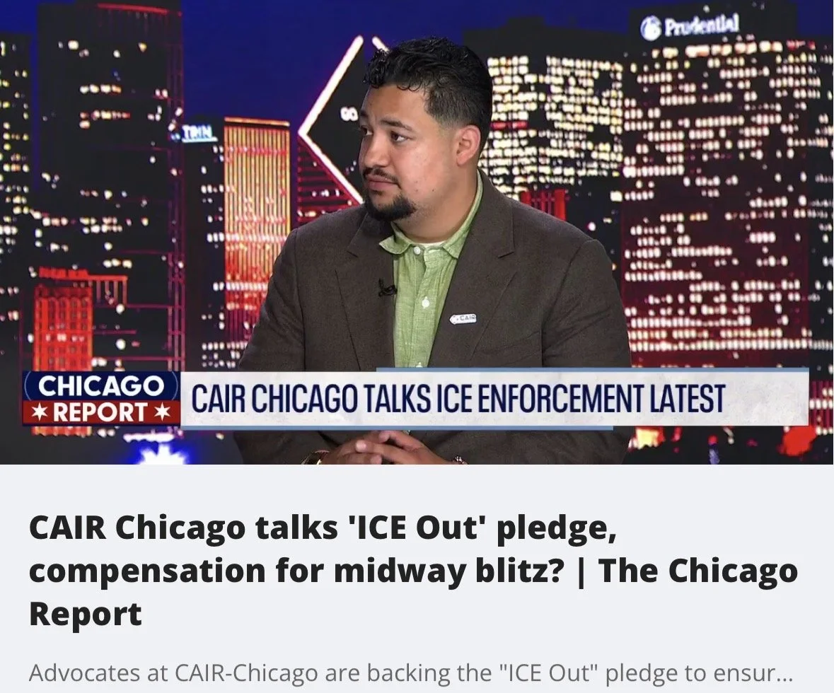 CAIR-Chicago talks ICE Out pledge, compensation for midway blitz The Chicago Report - FOX 32 Chicago