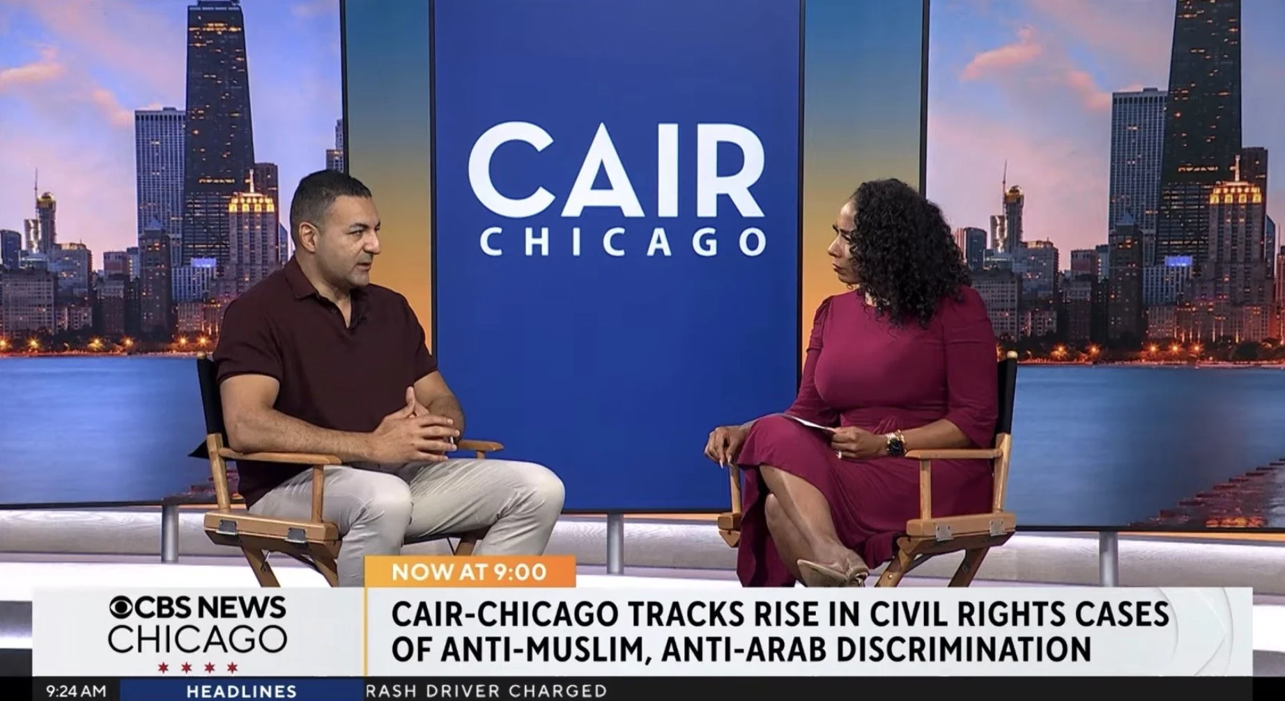 CBS: CAIR-Chicago's Ahmed Rehab joins CBS to Discuss Rise of Anti-Muslim Discrimination