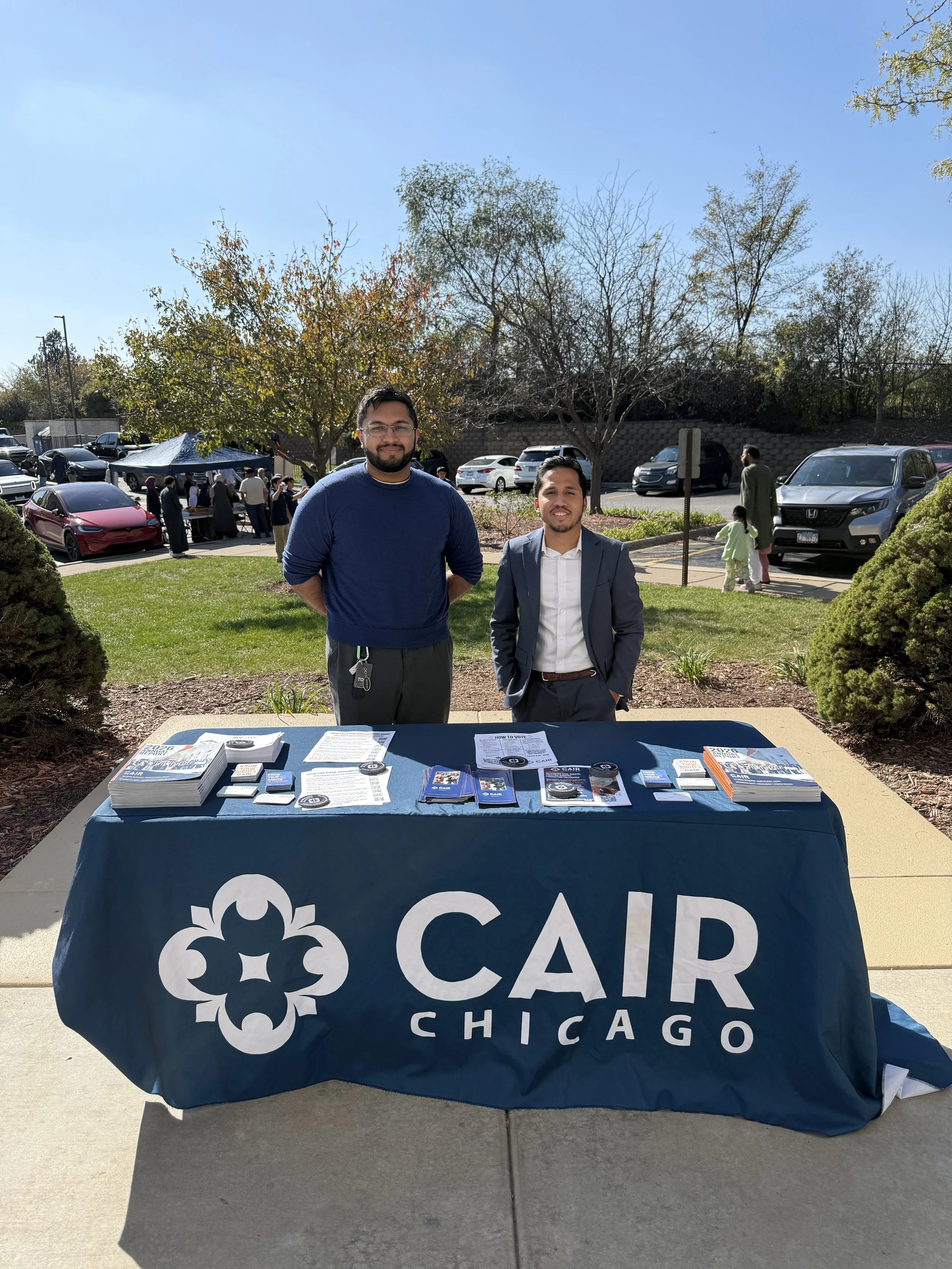 CAIR-Chicago Tables at Orland Park Prayer Center (OPPC)