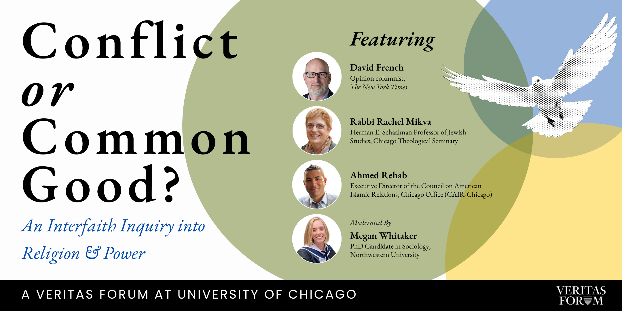Register Now! Conflict or Common Good? Join CAIR-Chicago to Veritas Forum at University of Chicago