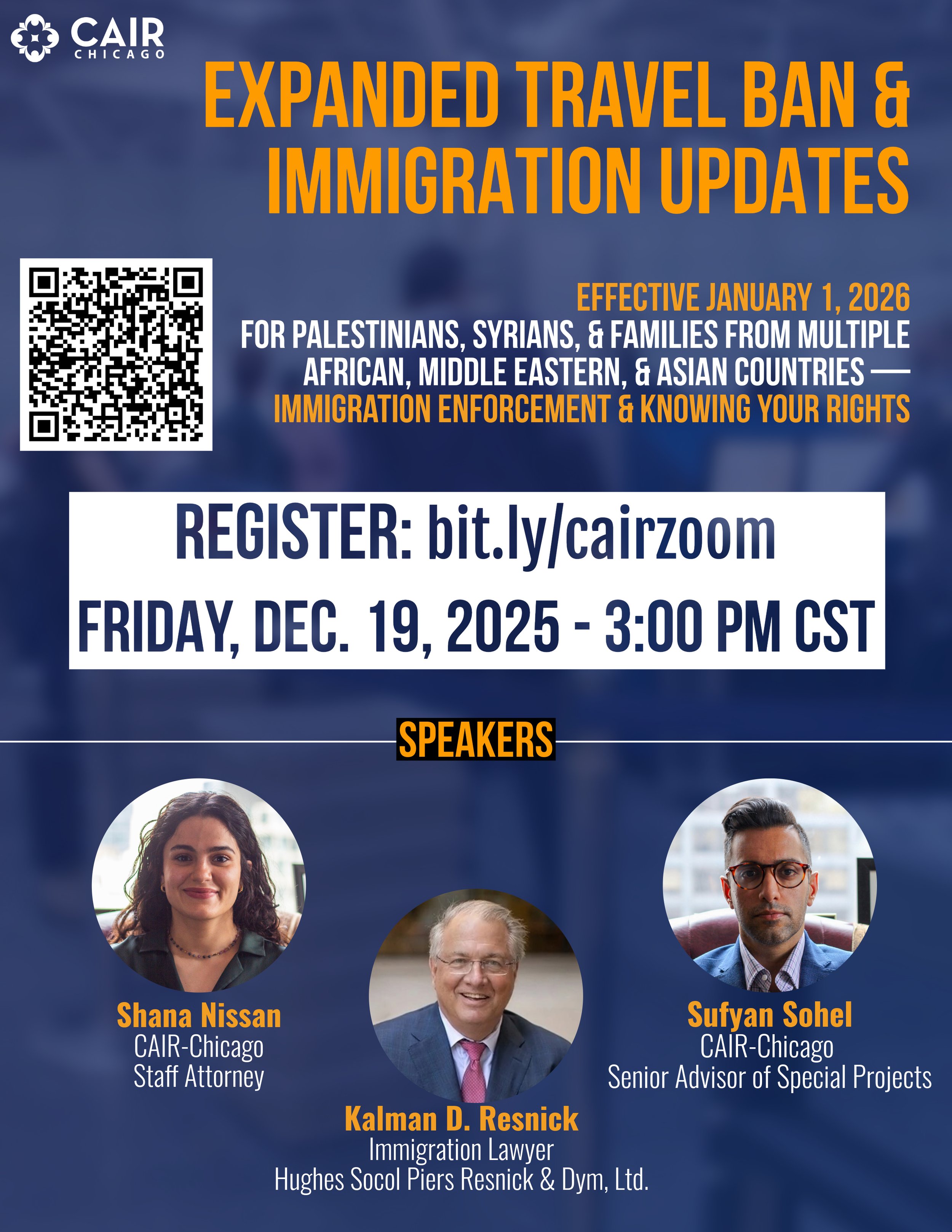 Register for a CRUCIAL Webinar— Expanded Travel Ban &amp; Immigration Updates