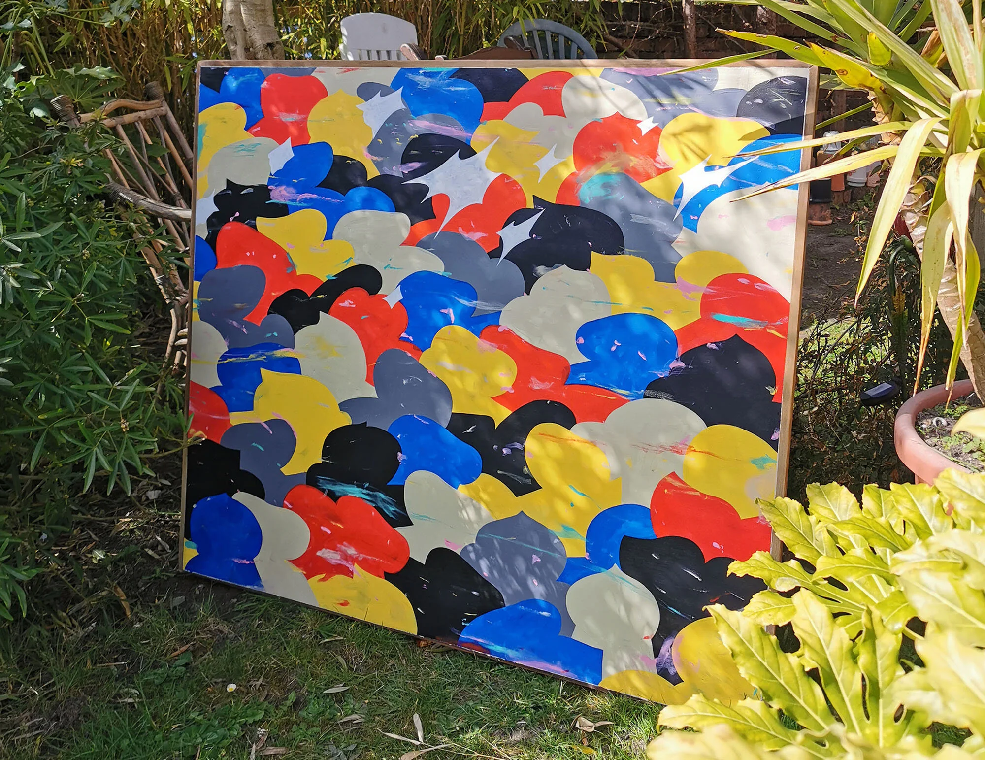  Acrylic on wood. 150 x 130cm. 2021 