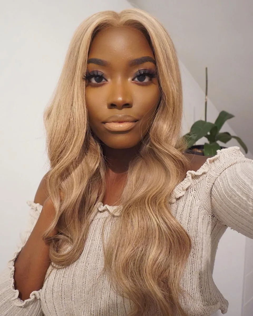 black barbie with blonde hair