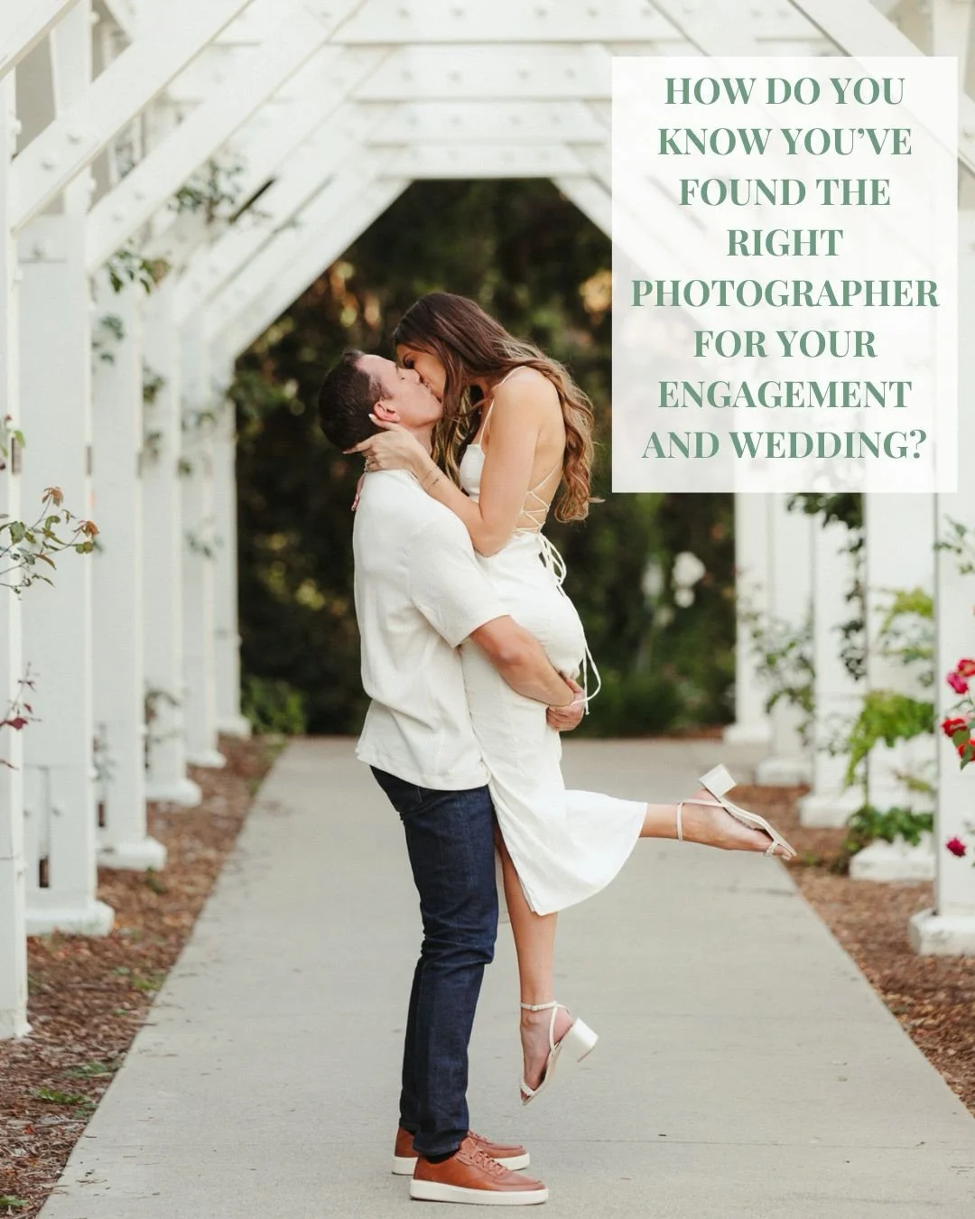 You don&rsquo;t just hire a photographer for your engagement or your wedding &mdash;
you choose who gets to witness a turning point in your story.

Choosing your photographer isn&rsquo;t really about the photos.

It&rsquo;s about who you trust when t
