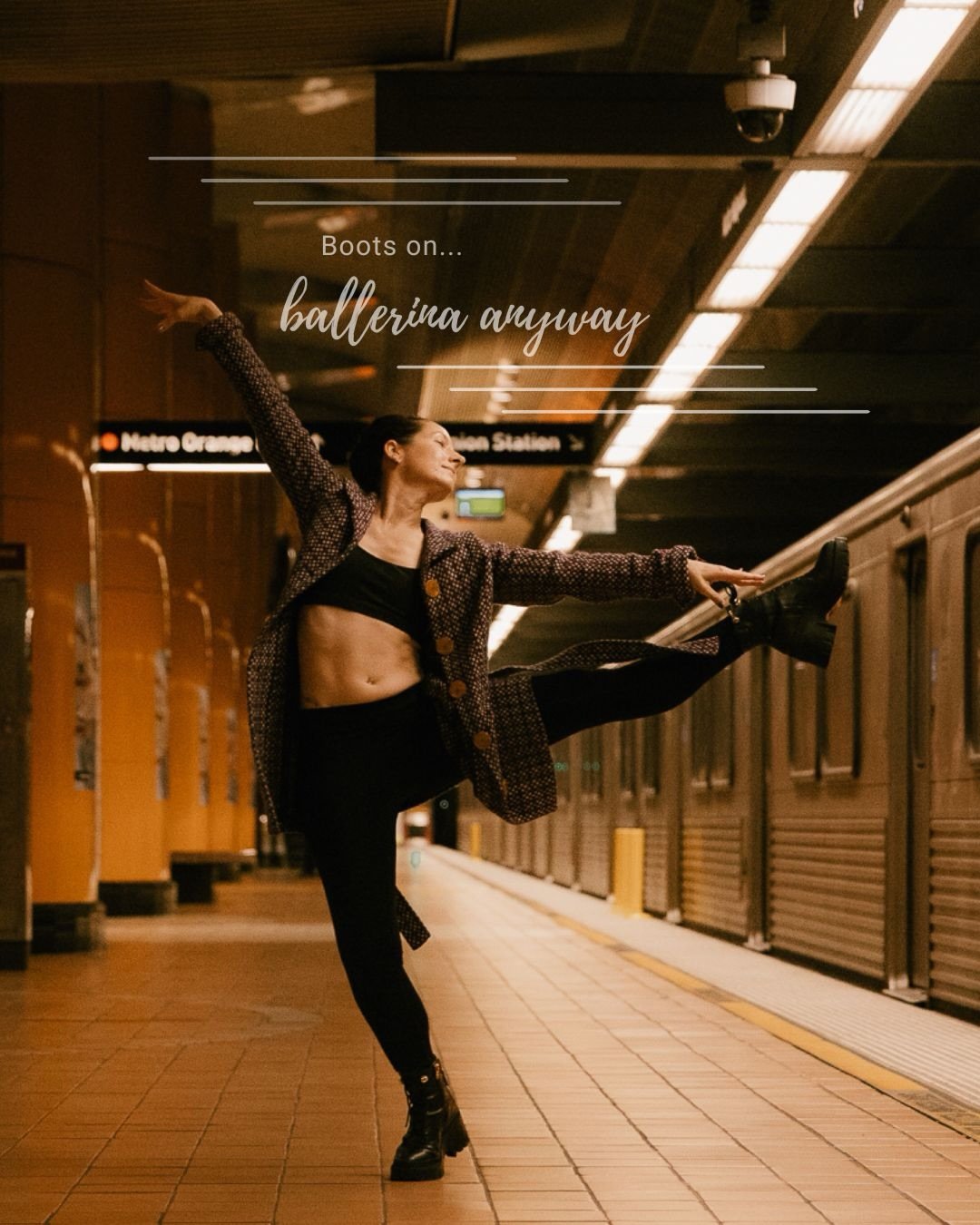 Leggings. A jacket. Combat boots.

Full ballerina underneath.

@dztaurora didn&rsquo;t need a tutu to shut down the Los Angeles Metro.

She just needed to show up as herself &mdash; and let the technique do the rest.

That&rsquo;s the session I want 