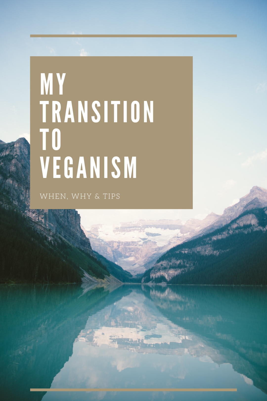 My transition to veganism