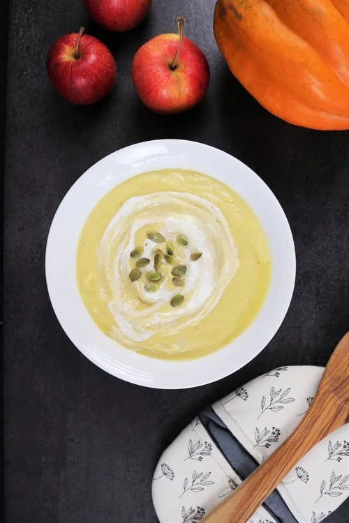 Acorn Squash &amp; Apple soup