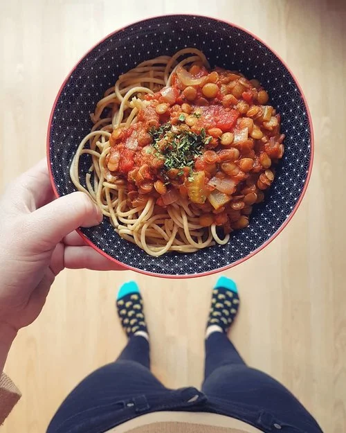 Lentil spaghetti sauce