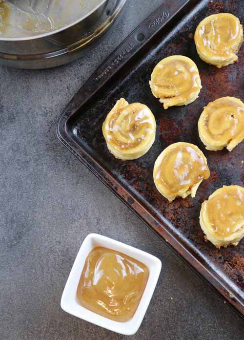 Maple Caramel Nun's Puffs 