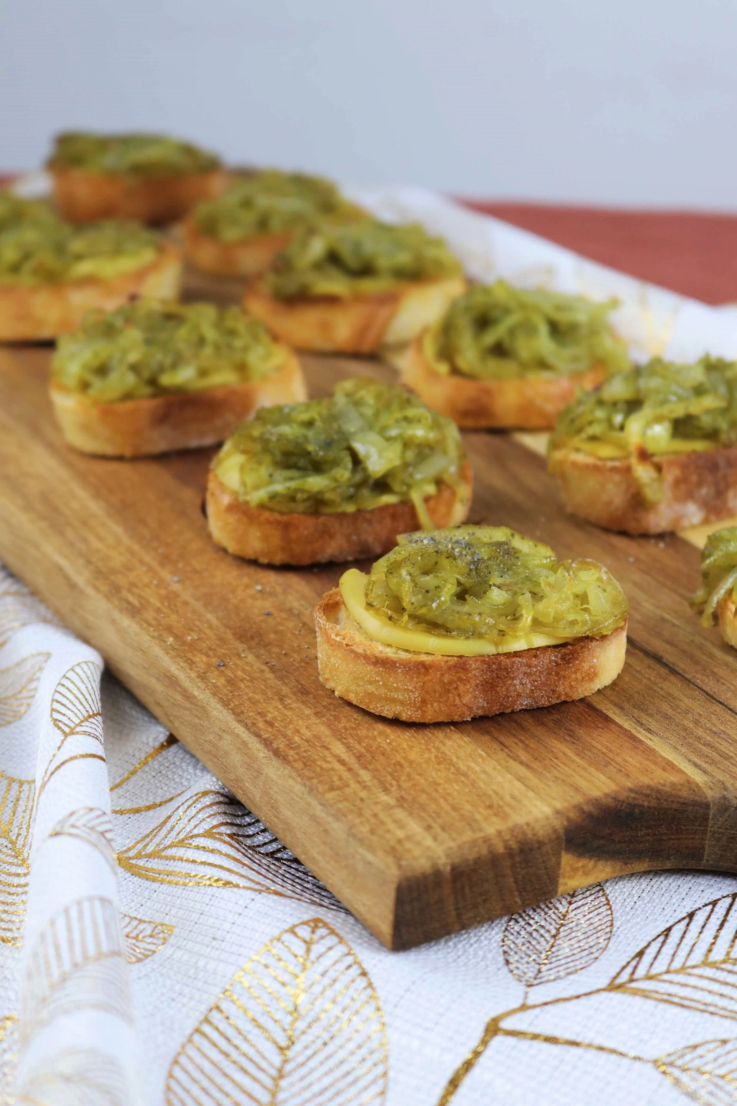 Caramelized Onion Crostini 