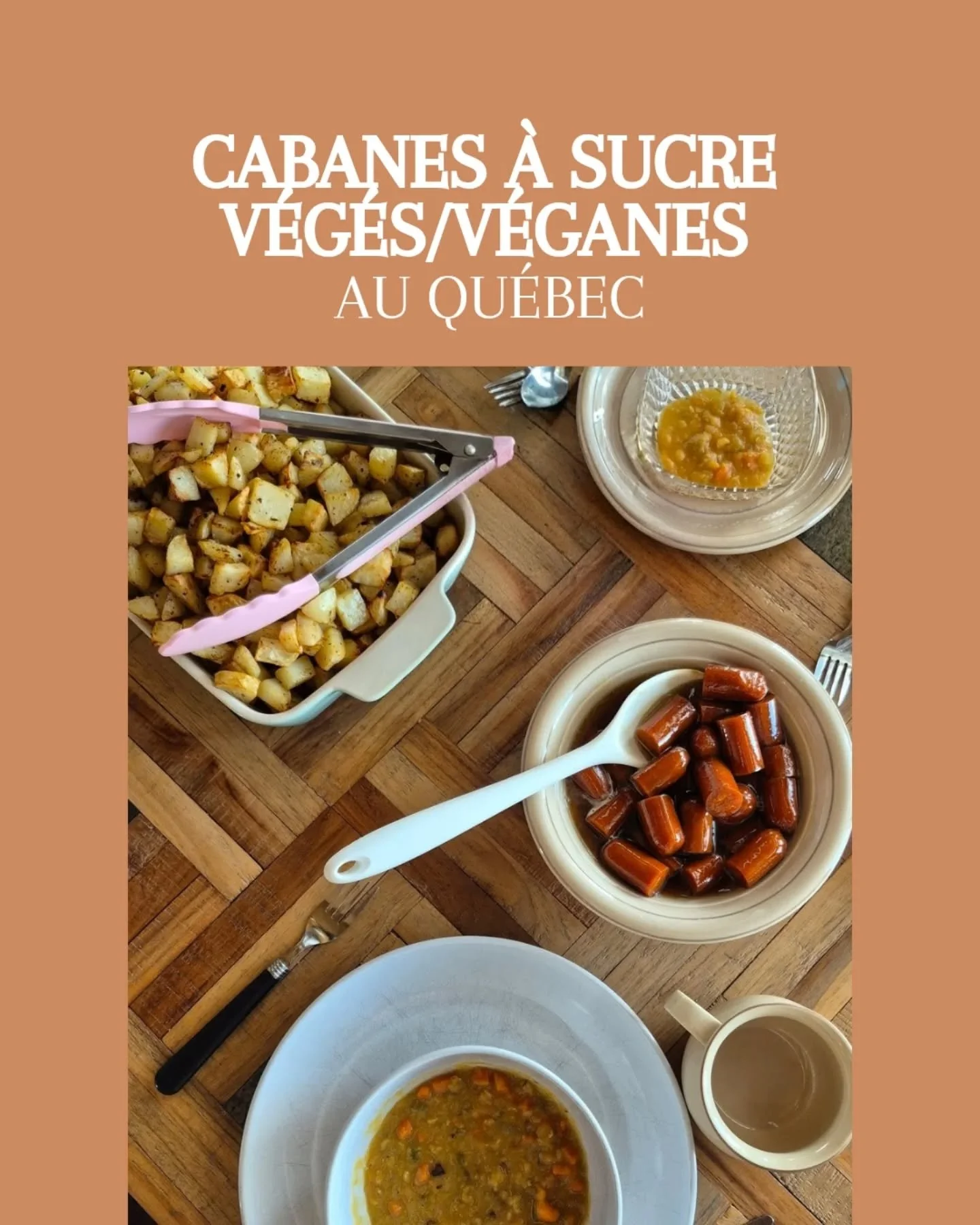 Liste des endroits offrant un menu v&eacute;g&eacute; et/ou v&eacute;gane de cabane &agrave; sucre 🍁

*Laisse-moi savoir si tu en connais d'autres, je mettrai la liste &agrave; jour *

L'article est sur mon site web: yourweirdveganfriend.com/blogfr/