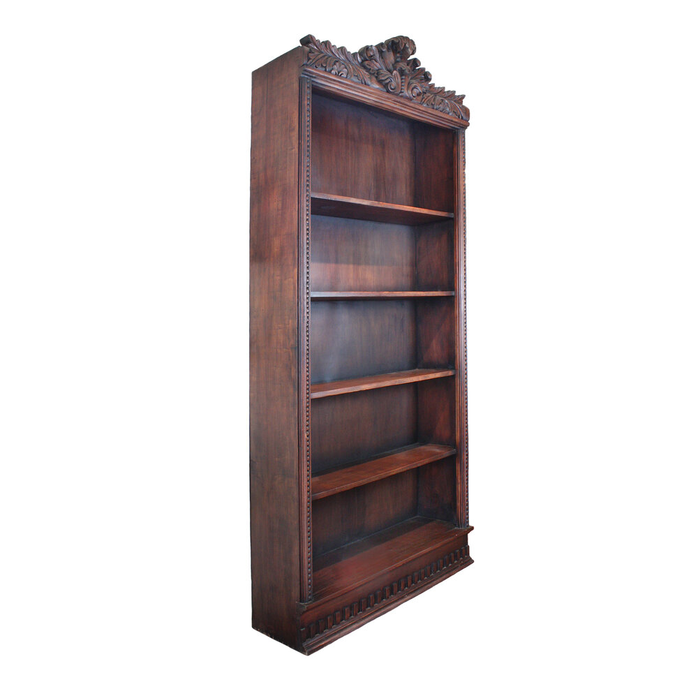 Hand Carved Pine Bookshelf Zocalo Sq, Hand Carved Bookcase