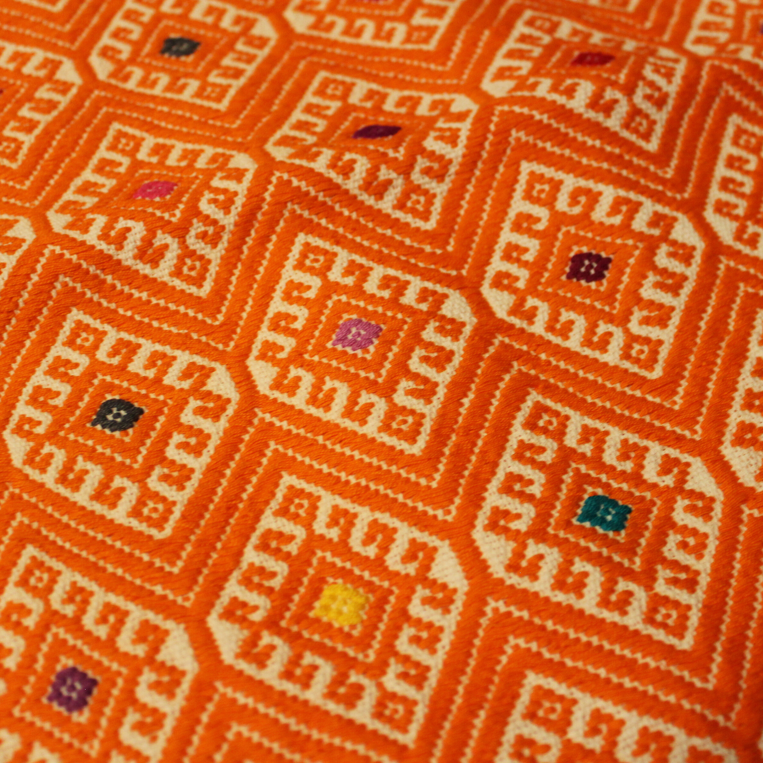 orange pillowcase